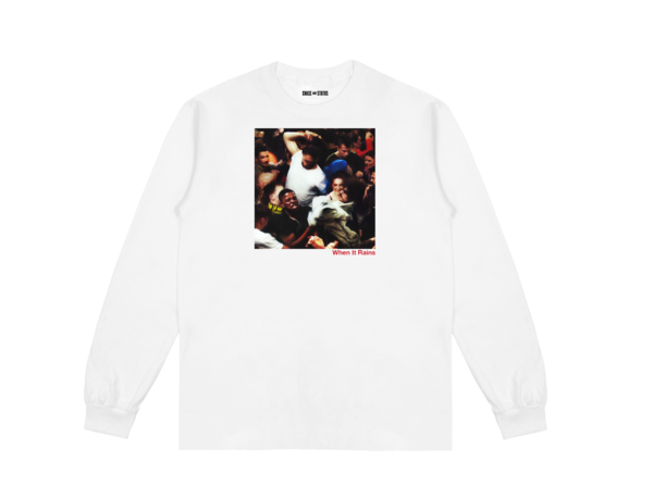 Chase and Status: When Its Rains Longsleeve White Tee